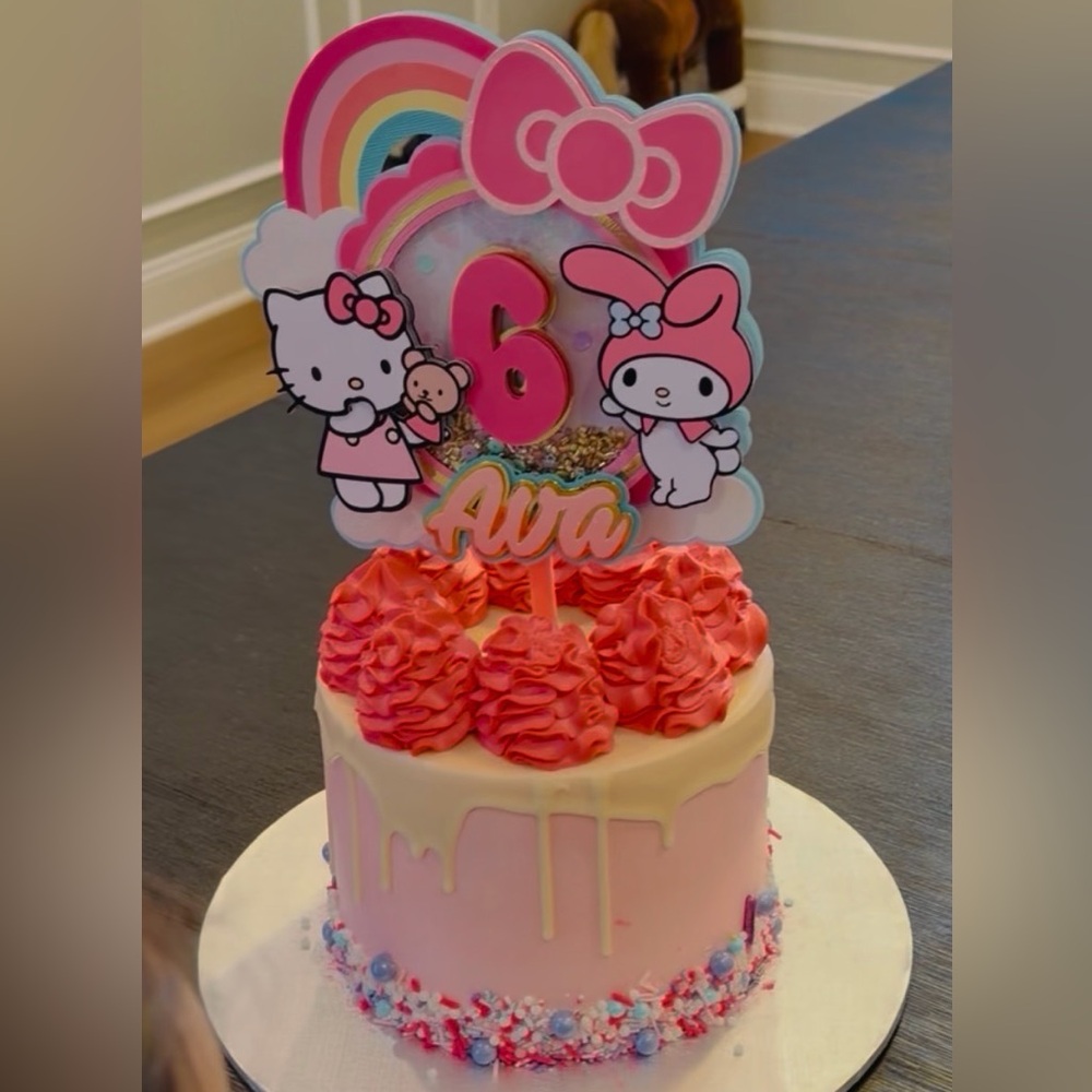 Hello Kitty and My Melody Cake Topper “Ava 6”